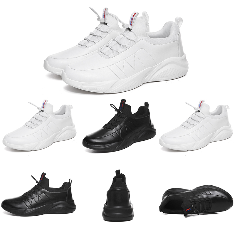 Discount sale Running shoes for men women Triple black white Leather Platform sports sneakers mens trainers Homemade brand Made in China
Discount sale Running shoes for men women Triple black white Leather Platform sports sneakers mens trainers Homemade brand Made in China