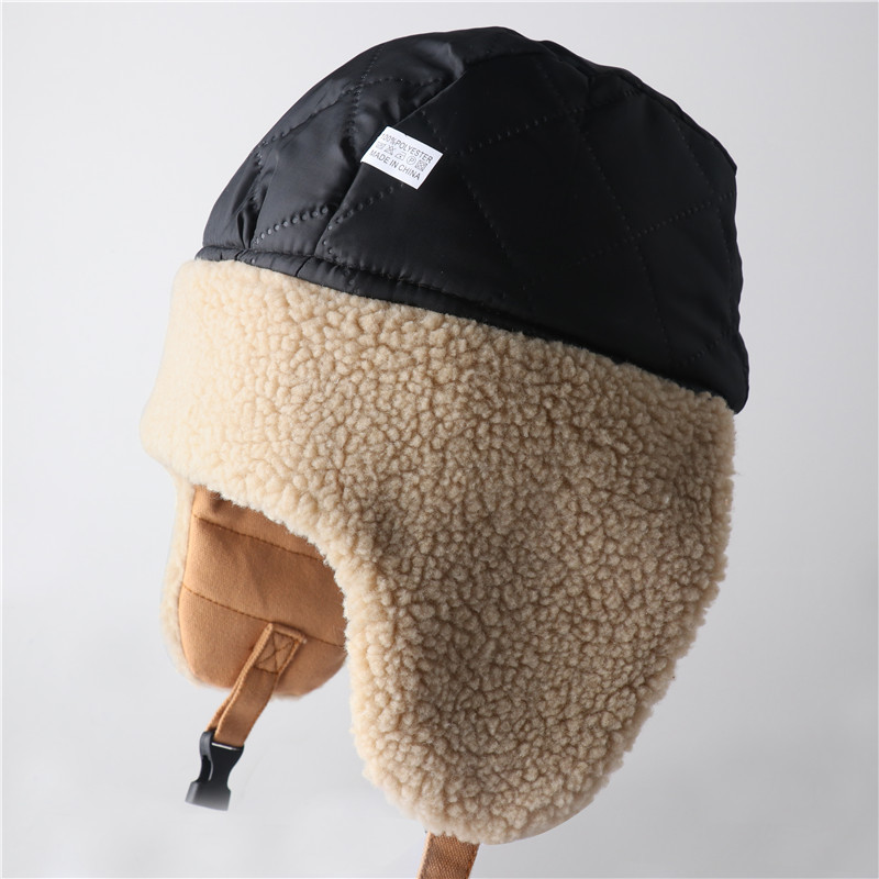 Winter Bomber Hats Earflap Russian Ushanka with Goggles Men Women's Trapper Pilot Hat Faux Berber Fleece Thermal Snow Caps LY191228