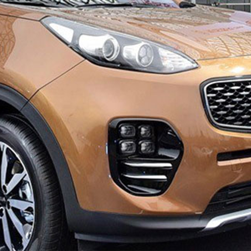 Feux de jour pour Kia Sorento 2015 2016 Quatre yeux DRL LED lampe de voiture Styling signal lumineux 24v