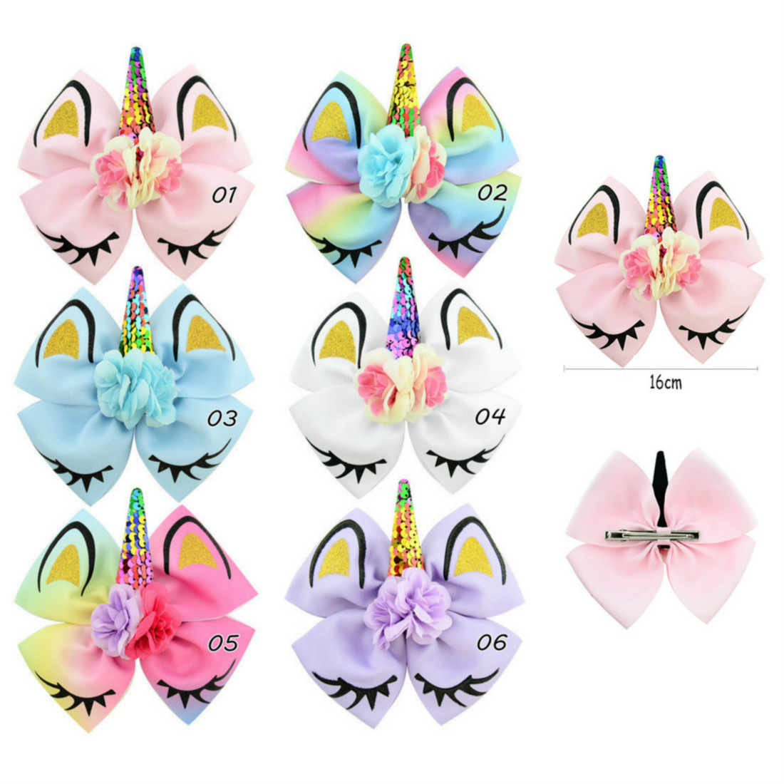Girl Designer Hair Accessories Child Fashion Sequins Bronzing Unicorn Hair Accessories Girls Flowers Bow Hair Clips Barrettes, 01
Girl Designer Hair Accessories Child Fashion Sequins Bronzing Unicorn Hair Accessories Girls Flowers Bow Hair Clips Barrettes, 01