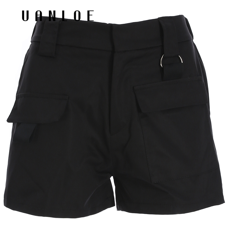Woman High Waist Shorts Summer Casual Zipper Pocket Shorts Women' Cotton Solid Loose Short Feminino Straight, Black
Woman High Waist Shorts Summer Casual Zipper Pocket Shorts Women' Cotton Solid Loose Short Feminino Straight, Black