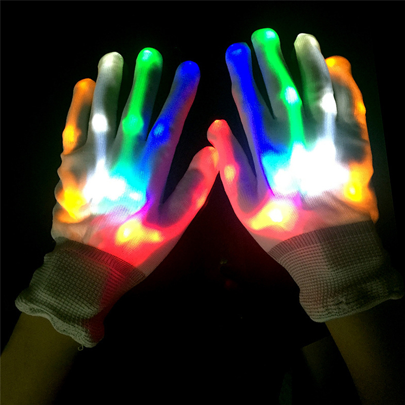 LED Gloves Finger Light Gloves Colorful 6 Modes for Dance Party Halloween Light Supplies Favor Sensory Glow Toys
LED Gloves Finger Light Gloves Colorful 6 Modes for Dance Party Halloween Light Supplies Favor Sensory Glow Toys