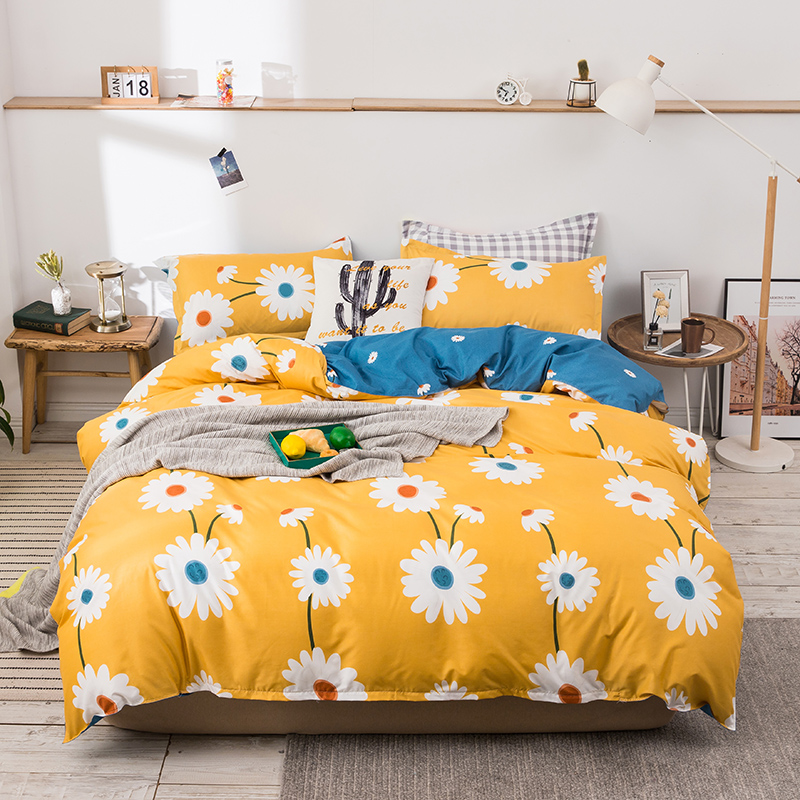 Pastoral Florals Bed Linen Set Soft Comfortable Soft Bedclothes Bed Comforter Cover Pillowcase Sheet Decor Bedding Set for Adult, No.3
Pastoral Florals Bed Linen Set Soft Comfortable Soft Bedclothes Bed Comforter Cover Pillowcase Sheet Decor Bedding Set for Adult, No.3