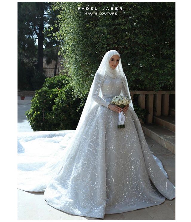 2020 Vintage Muslim Wedding Dresses Appliqued Sequins Jewel Neck Chapel Train Custom Made Long Sleeve Weeding Gowns Luxury Abiti Da Sposa