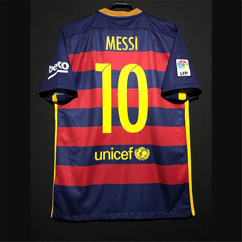 Retro Messi Suarez Iniesta Adriano Puyol Xavi Mascherano Soccer Jerseys Vintage Kit Classic Shirt, 17-18 home
Retro Messi Suarez Iniesta Adriano Puyol Xavi Mascherano Soccer Jerseys Vintage Kit Classic Shirt, 17-18 home