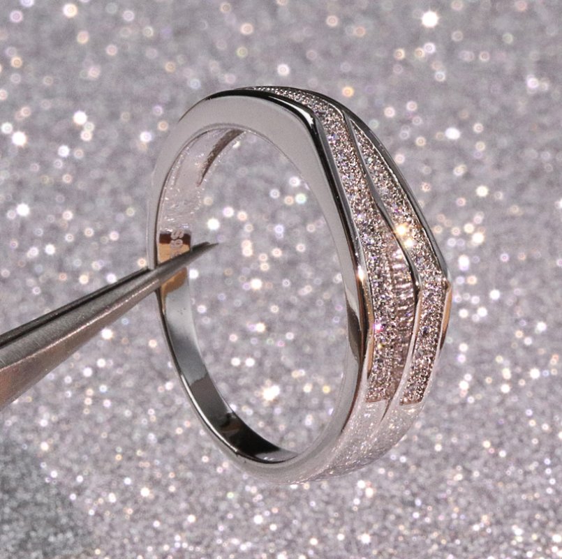 Victoria Wieck Brand New Luxury Jewelry 925 Sterling Silver White Topaz pave CZ Diamond Promise Ring Women Wedding Crown Band Rings Gift