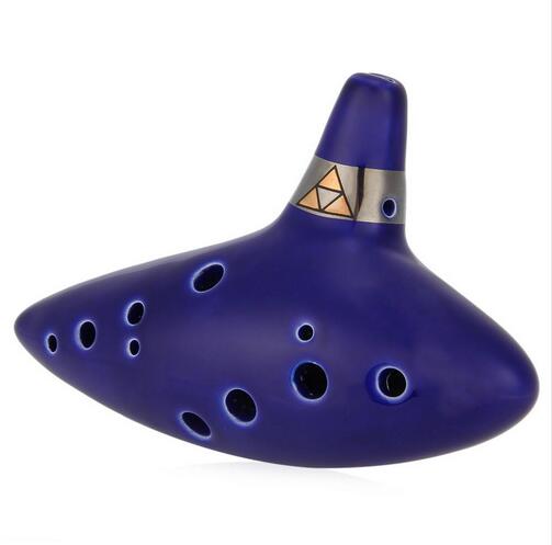 Whole Musical Instruments Legend of Zelda Ceramic 12 Holes Ocarina Flute Highquality in Stock180a1275801
