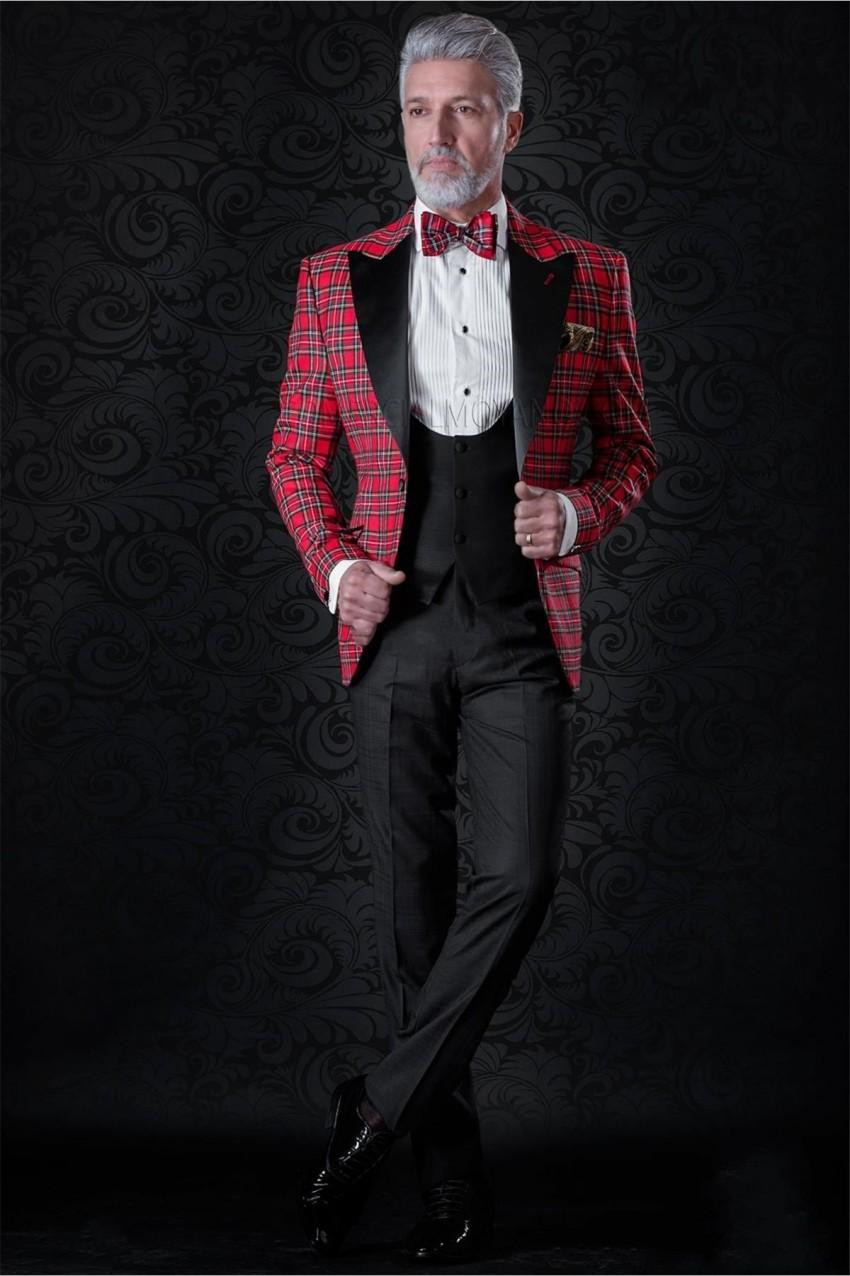 New Arrival One Button Groomsmen Peak Lapel Groom Tuxedos Men Suits Wedding/Prom Best Man Blazer ( Jacket+Pants+Vest+Tie) A387, Same as image
New Arrival One Button Groomsmen Peak Lapel Groom Tuxedos Men Suits Wedding/Prom Best Man Blazer ( Jacket+Pants+Vest+Tie) A387, Same as image