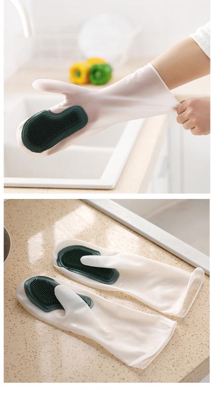 Magic Brush Gloves, Dishwashing Brushes, Housework Gloves, Non-slip, Thermal Insulation, Wear-resistant Kitchen Silicone Laundry
Magic Brush Gloves, Dishwashing Brushes, Housework Gloves, Non-slip, Thermal Insulation, Wear-resistant Kitchen Silicone Laundry