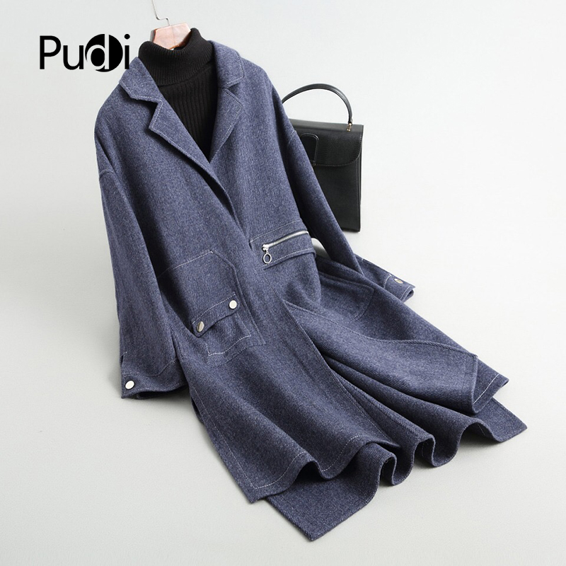 PUDI A38013 2020 Women Fall/Winter new fashion wool SOLID jacket lady' long style pocket leisure wool coat, As pic
PUDI A38013 2020 Women Fall/Winter new fashion wool SOLID jacket lady' long style pocket leisure wool coat, As pic
