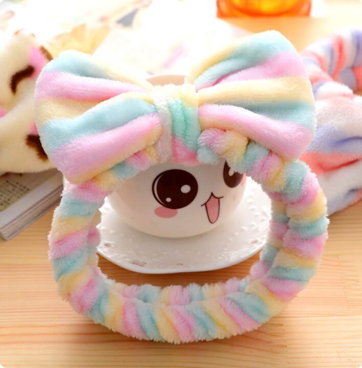 Spa Bath Shower Make Up Wash Face Cosmetic Headband Hair Band Velvet Headband hair band cosmetic headbands