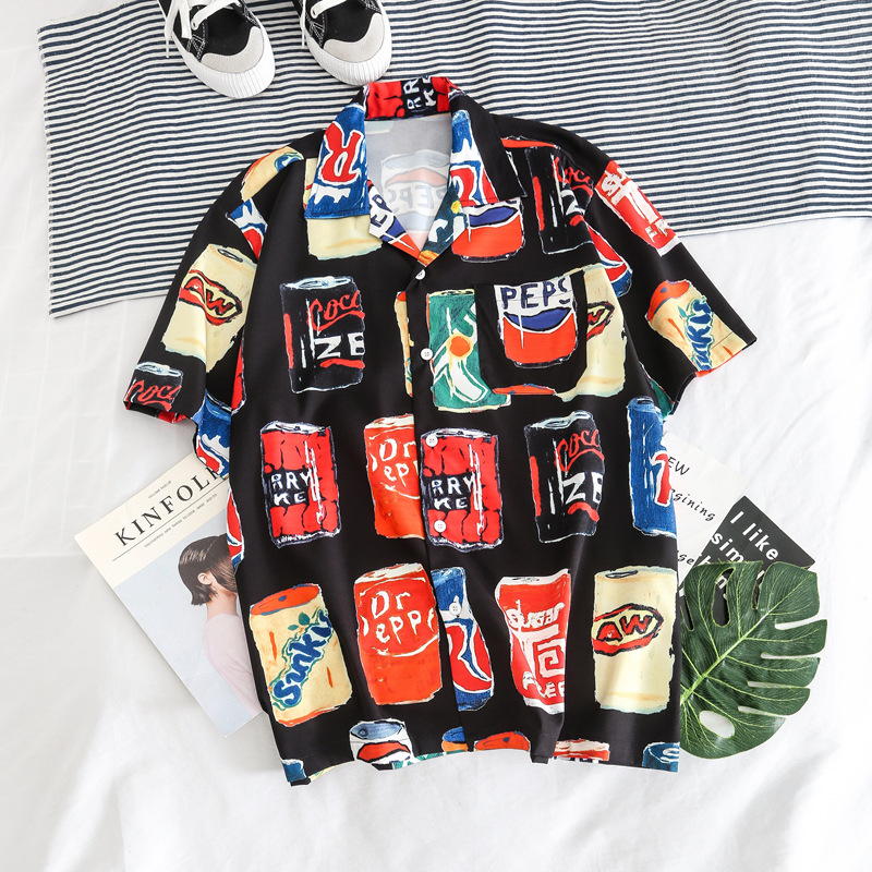 Hawaiian Style Fashion Print Men Shirt 2020 Summer New Short Sleeve Men' Shirts Oversized Man Beach Shirt Camicia Homme Clothes, Black
Hawaiian Style Fashion Print Men Shirt 2020 Summer New Short Sleeve Men' Shirts Oversized Man Beach Shirt Camicia Homme Clothes, Black