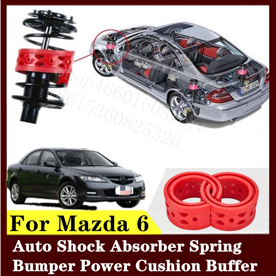 For Mazda 6 2pcs High-quality Front or Rear Car Shock Absorber Spring Bumper Power Auto-buffer Car Cushion Urethane For Mazda 6 2pcs High-quality Front or Rear Car Shock Absorber Spring Bumper Power Auto-buffer Car Cushion Urethane