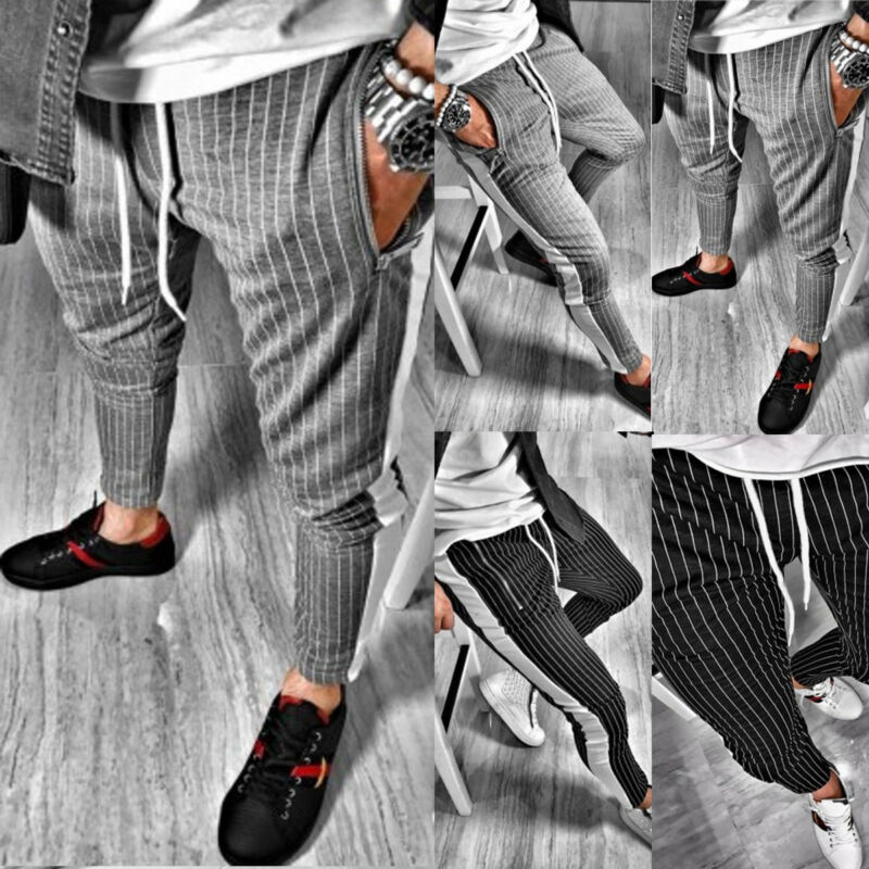 New Mens Tracksuit Bottoms Skinny Joggers Sweat Pants Striped short Trousers Male Pencil Pants, Short black
New Mens Tracksuit Bottoms Skinny Joggers Sweat Pants Striped short Trousers Male Pencil Pants, Short black