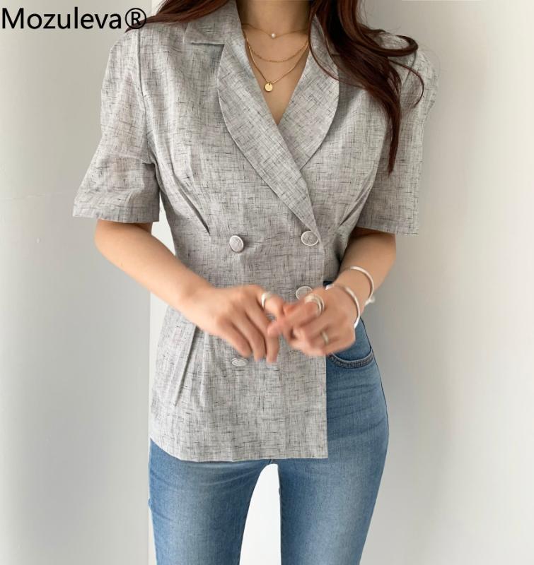 Mozuleva Work Wear Suit Blazer Jacket Loose Elegant Summer Blazers 2020 Fashion Office Lady Short Sleeve Solid Women Coat Tops, Gray
Mozuleva Work Wear Suit Blazer Jacket Loose Elegant Summer Blazers 2020 Fashion Office Lady Short Sleeve Solid Women Coat Tops, Gray