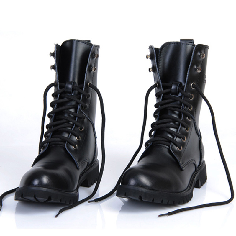 Genuine Leather Men Military Boots Men's Motorcycle Riding Hunting Casual Walking Shoes Designer desert Botas Hombre black
Genuine Leather Men Military Boots Men's Motorcycle Riding Hunting Casual Walking Shoes Designer desert Botas Hombre black