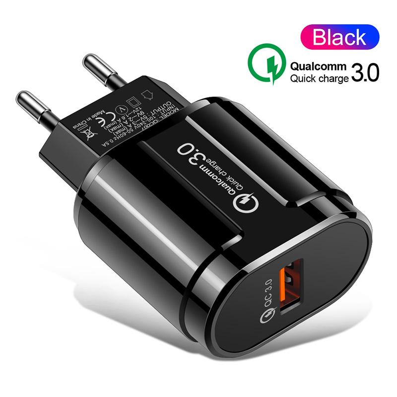 Quick Charge 3.0 USB Charger QC3.0 Fast Charging EU US Plug Adapter Wall Mobile Phone For Samsung Xiaomi Huawei
Quick Charge 3.0 USB Charger QC3.0 Fast Charging EU US Plug Adapter Wall Mobile Phone For Samsung Xiaomi Huawei