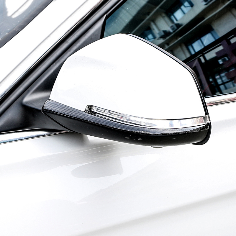 For BMW F30 F34 Carbon Fiber Rearview Mirror Anti-rub Strip 3 Series Car Styling Stickers Anti-collision Strip Accessories