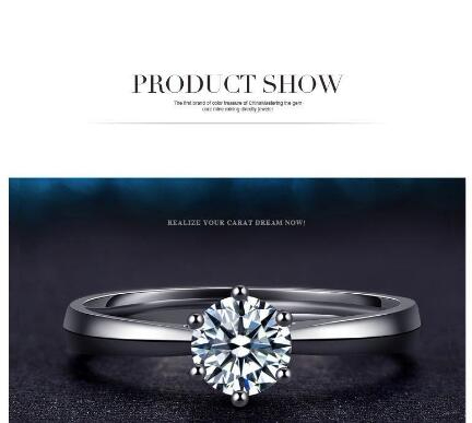 Romantic Wedding Rings Jewelry Cubic Zirconia Ring for Women Men 925 Sterling Silver Rings Accessories