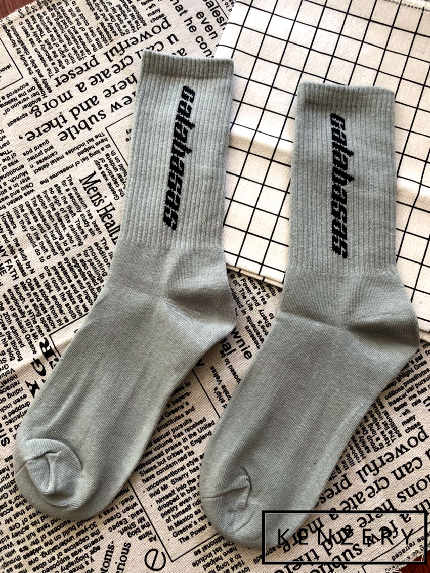 Men 3 color calabasas socks Kanye west Men and women hip hop skateboarding cotton breathable socks 3pairs/sets, Black
Men 3 color calabasas socks Kanye west Men and women hip hop skateboarding cotton breathable socks 3pairs/sets, Black