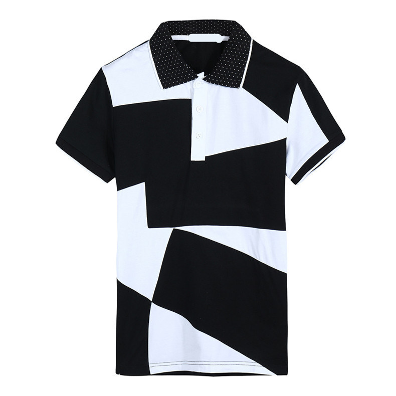 Designer Polo Shirt Male Summer Fashion New Men 'S Black and White Stitching Cotton Short Polo Sleeved Polo Shirt Slim Men 5xl 6xl, White;black
Designer Polo Shirt Male Summer Fashion New Men 'S Black and White Stitching Cotton Short Polo Sleeved Polo Shirt Slim Men 5xl 6xl, White;black