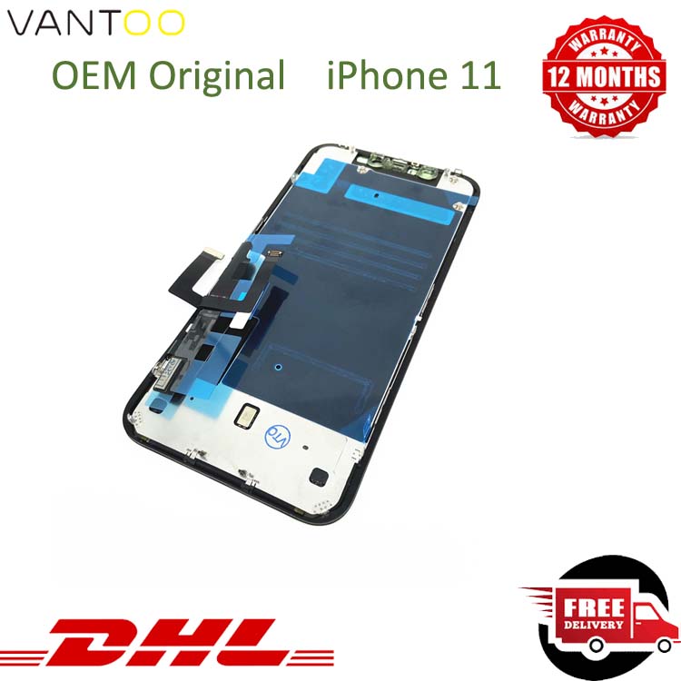 100% OEM Original LCD For iPhone 11 Display Panels 3D Touch Digitizer Phone Screen Full Replacement Assembly Black
100% OEM Original LCD For iPhone 11 Display Panels 3D Touch Digitizer Phone Screen Full Replacement Assembly Black