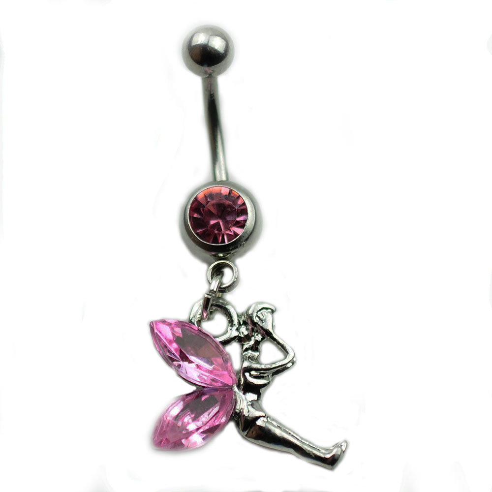 D0129 ( 3 colors ) Nice ANGEL style Navel belly ring 10 pcs piercing body jewelry CLEAR color stone drop shipping, Silver
D0129 ( 3 colors ) Nice ANGEL style Navel belly ring 10 pcs piercing body jewelry CLEAR color stone drop shipping, Silver