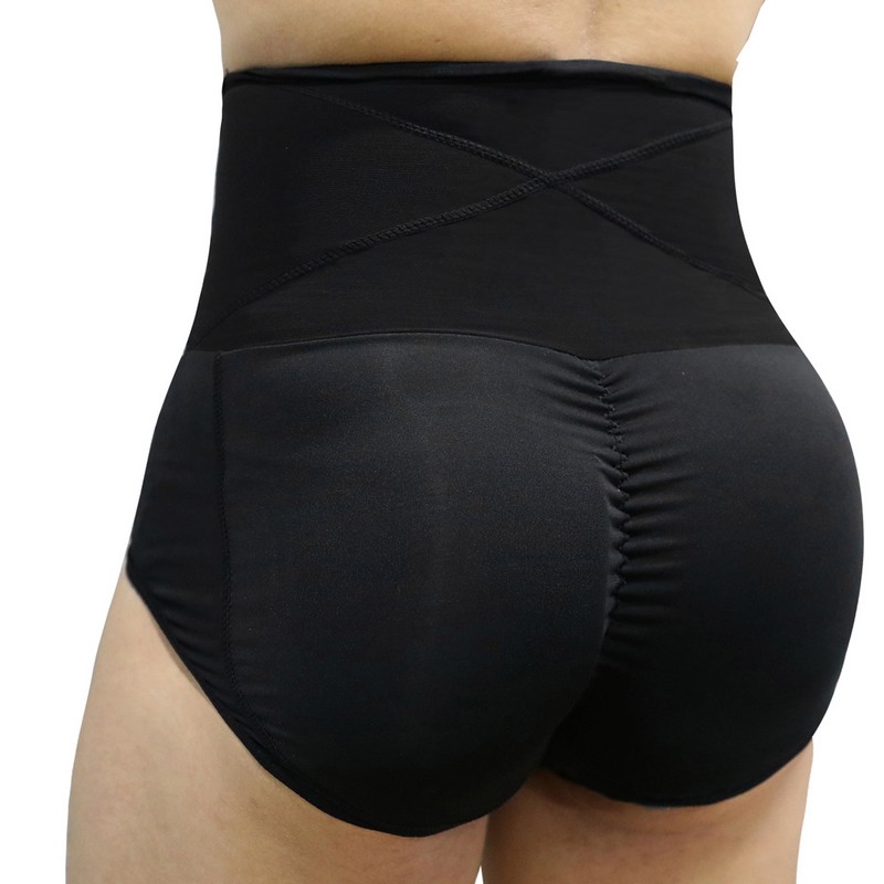 Men High Waisted Tummy Control Brief Panties Slimming Body Shaper Shorts Butt Lifter Shapewear Fitness Shaping Underwear Plus Size S-6XL
