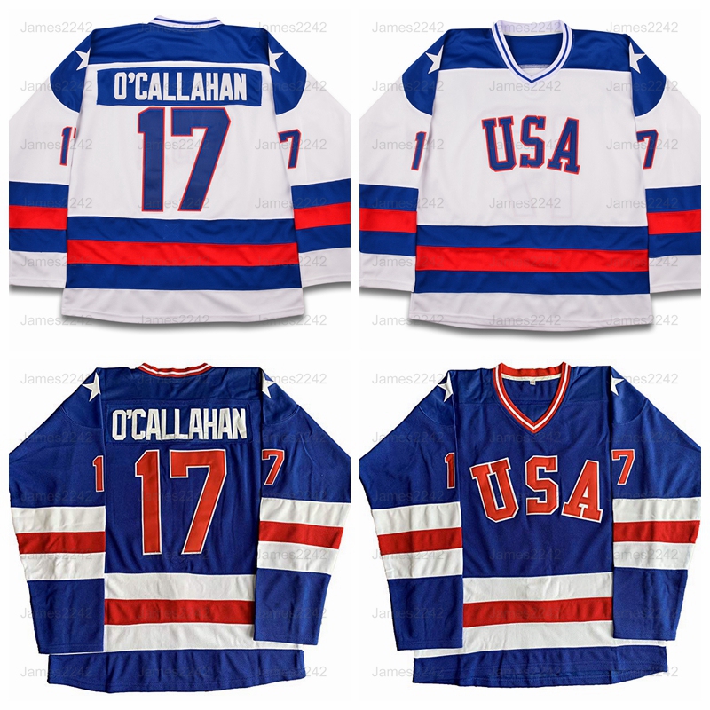 Jack O'Callahan 17 Miracle On Ice Team USA Movie Men Hockey Jersey Blue White Stitched S-3XL Top Quality
Jack O'Callahan 17 Miracle On Ice Team USA Movie Men Hockey Jersey Blue White Stitched S-3XL Top Quality