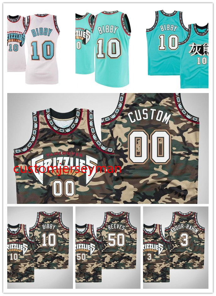 mens basketball retro vancouver camouflage jersey throwback customize stitched any player name number bibby abdurrahim reeves jersey, White
mens basketball retro vancouver camouflage jersey throwback customize stitched any player name number bibby abdurrahim reeves jersey, White