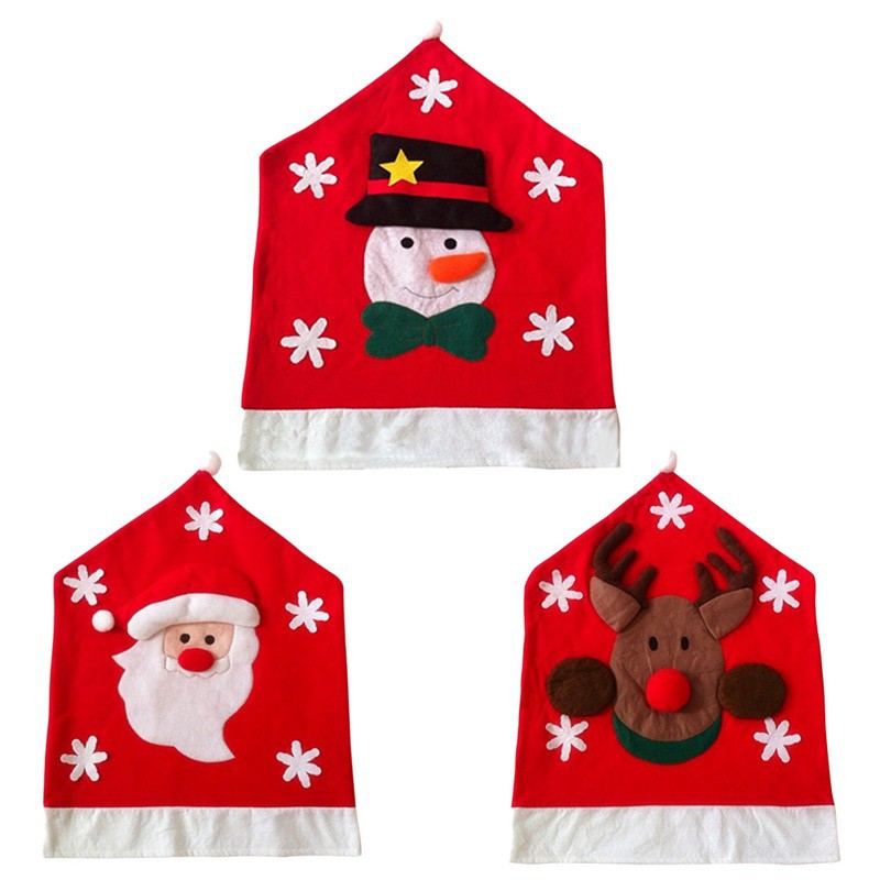 50 x 65cm 3 Pcs/lot elk/Snowman Santa Claus Christmas Decoration Chair Decor Christmas Pattern woven Chair Covers
50 x 65cm 3 Pcs/lot elk/Snowman Santa Claus Christmas Decoration Chair Decor Christmas Pattern woven Chair Covers