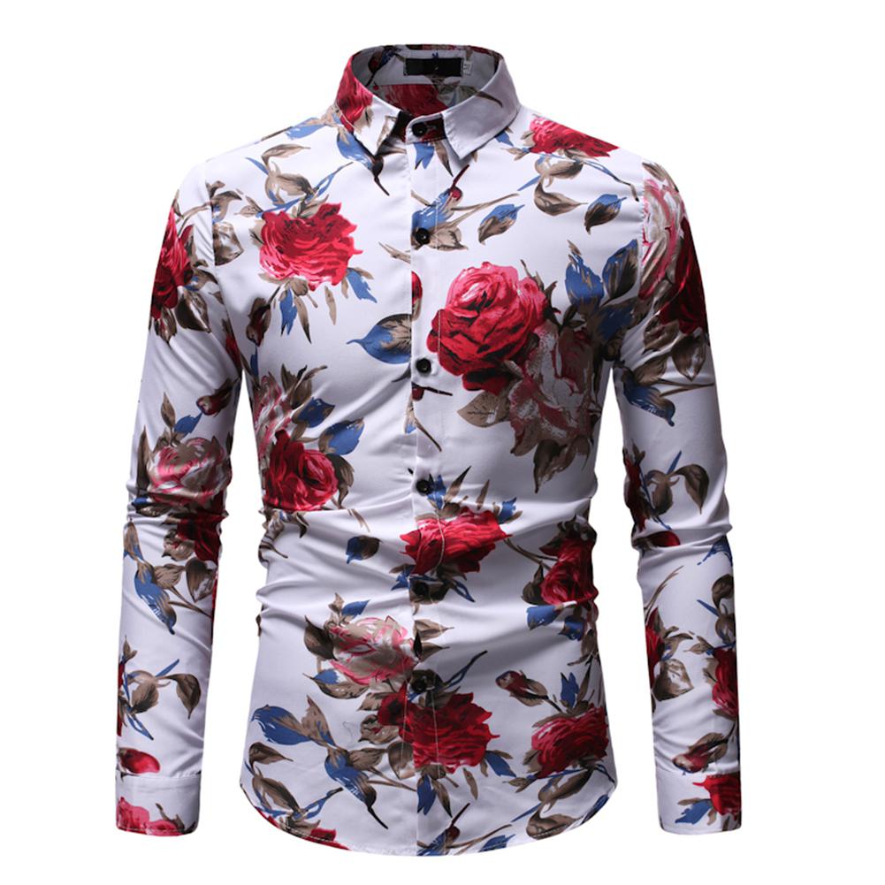 men's shirt Spring Auutmn Fashion streetwear Printed Lapel Shirt Male Chic Design Long Sleeves camisas hombre hawaiian, Black
men's shirt Spring Auutmn Fashion streetwear Printed Lapel Shirt Male Chic Design Long Sleeves camisas hombre hawaiian, Black