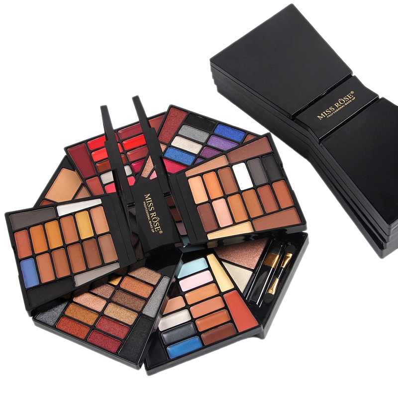 ABVP Miss Rose Fashion 104 Color Eyeshadow Lip Gloss Bronzing Powder Blush Makeup Powder Makeup Brush Box With Mirror Ladies Mak, Asian color y
ABVP Miss Rose Fashion 104 Color Eyeshadow Lip Gloss Bronzing Powder Blush Makeup Powder Makeup Brush Box With Mirror Ladies Mak, Asian color y