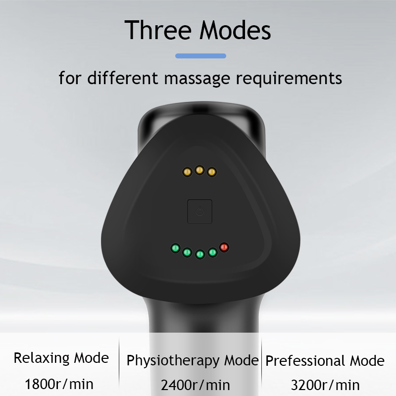 Electric adjustable massage gun for neck back roller muscle massager machine anti cellulite slimming body massager LY191213