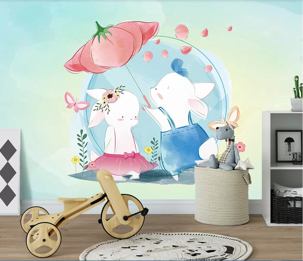 3d room wallpaper custom photo non-woven mural Cartoon bunny umbrella butterfly child bedroom background wall wallpaper for walls 3 d, Picture shows
3d room wallpaper custom photo non-woven mural Cartoon bunny umbrella butterfly child bedroom background wall wallpaper for walls 3 d, Picture shows