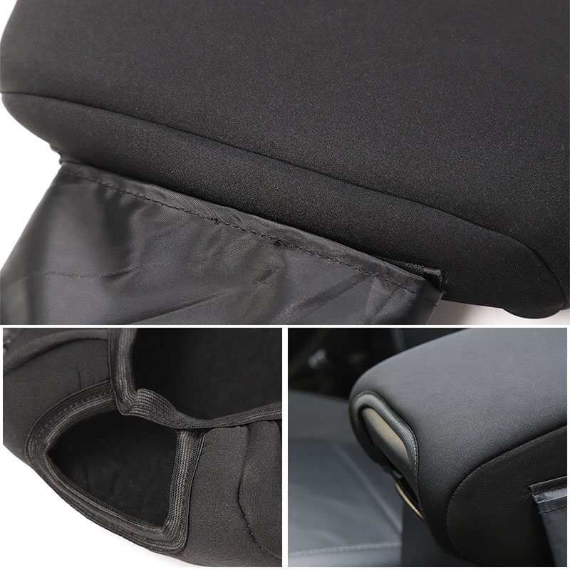 Black Car Center Console Cover Armrest Pad For Jeep Wrangler JL 2018+ Factory Outlet Auto Interior Accessories