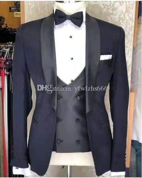 Classic Shawl Lapel Wedding Tuxedos Slim Fit Suits For Men Groomsmen Suit Three Pieces Cheap Prom Formal Suits (Jacket+Pants+Vest+Tie) 505, Same as image
Classic Shawl Lapel Wedding Tuxedos Slim Fit Suits For Men Groomsmen Suit Three Pieces Cheap Prom Formal Suits (Jacket+Pants+Vest+Tie) 505, Same as image