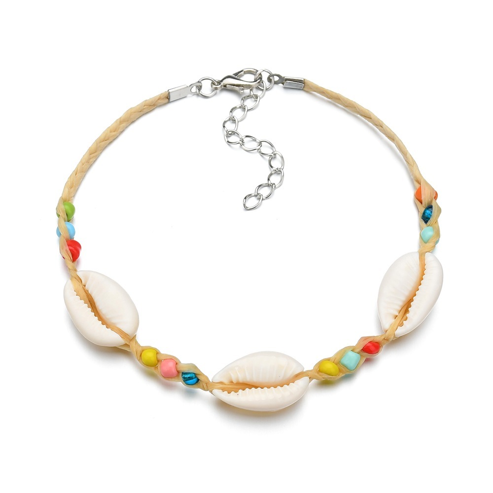 Accessories Posimi Second Nation Wind-mixed Rice Beads Bracelet Woman Natural Shell Anklet
Accessories Posimi Second Nation Wind-mixed Rice Beads Bracelet Woman Natural Shell Anklet