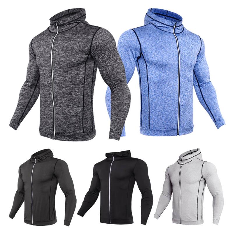 male winter autumn hoodies sport shirt men hat zipper running jackets fitness gym sports clothing sport top, Black
male winter autumn hoodies sport shirt men hat zipper running jackets fitness gym sports clothing sport top, Black