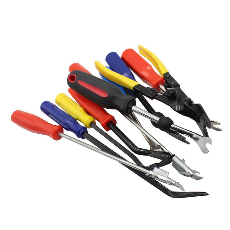 Durable Car Fastener Tool Steel Trim Dash Removal Clips Car Door Panel Installer Cover Pry Repair Tool Rivet Buckle Pliers Kit
Durable Car Fastener Tool Steel Trim Dash Removal Clips Car Door Panel Installer Cover Pry Repair Tool Rivet Buckle Pliers Kit