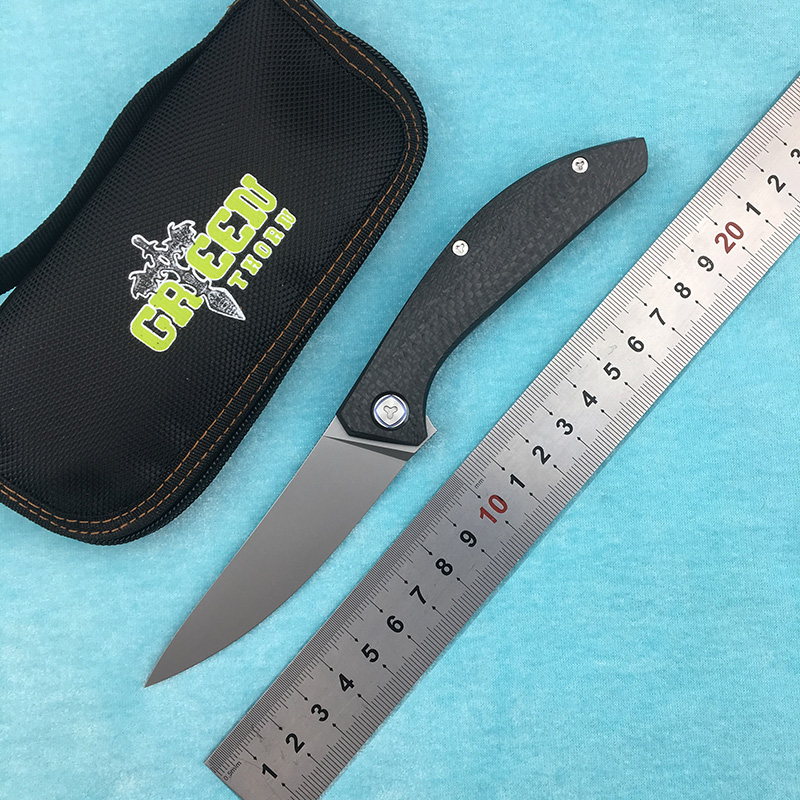 GREEN THORN SIGMA m390 blade Titanium CF handle outdoor camping hunting pocket kitchen fruit practical folding knife EDC tools
GREEN THORN SIGMA m390 blade Titanium CF handle outdoor camping hunting pocket kitchen fruit practical folding knife EDC tools