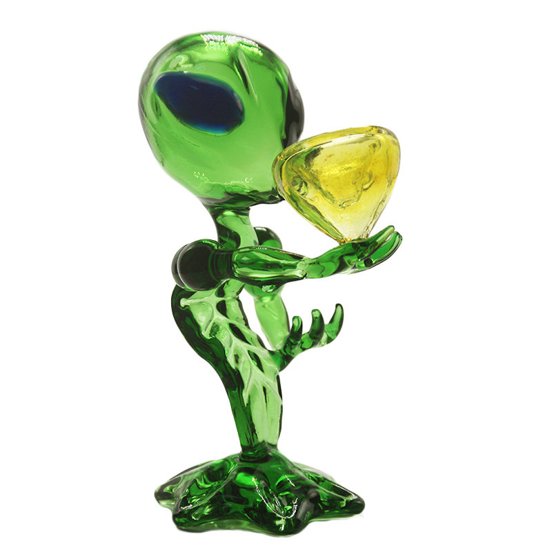 DA011 Smoking Pipe Alien Stand Glass Pipes Recycler Dab Rig About 6.69 Inches Height Green Color
DA011 Smoking Pipe Alien Stand Glass Pipes Recycler Dab Rig About 6.69 Inches Height Green Color