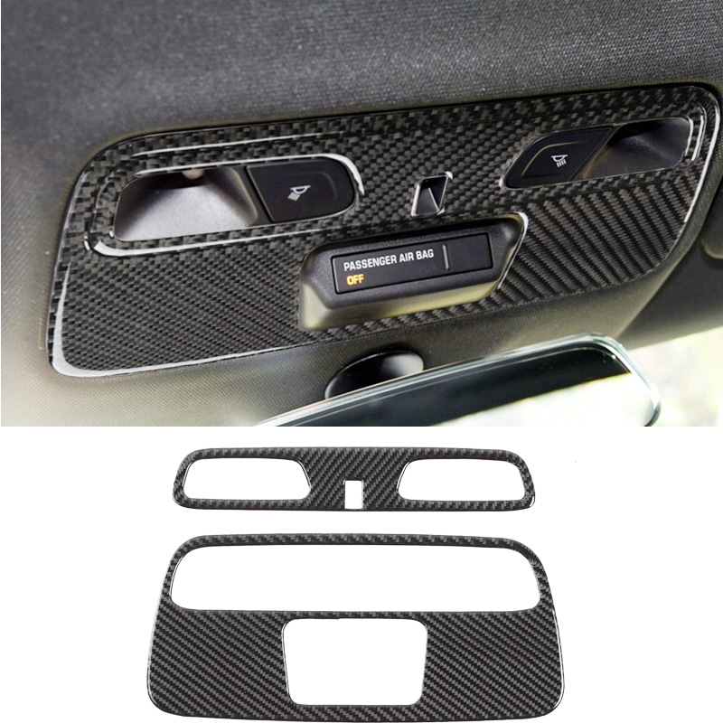 Carbon Fiber Roof Reading Lamp Cover Decoration Kit For Chevrolet Camaro 16+ Interior Accessories
Carbon Fiber Roof Reading Lamp Cover Decoration Kit For Chevrolet Camaro 16+ Interior Accessories