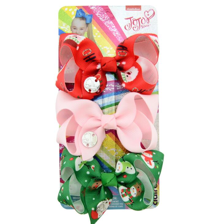Jojo Siwa Hair Bow Christmas suit 3 Colours One Card Children's warped Bowknot Hairpin Baby Headdress 5 Styles, As pic
Jojo Siwa Hair Bow Christmas suit 3 Colours One Card Children's warped Bowknot Hairpin Baby Headdress 5 Styles, As pic