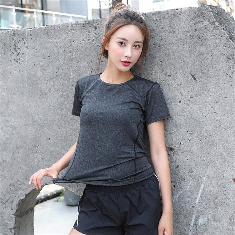 Gym Sport T Shirt Women Breathable Yoga Shirt Summer Short Sleeve Workout Yoga Top Fitness Running Training Tee Femme, Dark blue
Gym Sport T Shirt Women Breathable Yoga Shirt Summer Short Sleeve Workout Yoga Top Fitness Running Training Tee Femme, Dark blue
