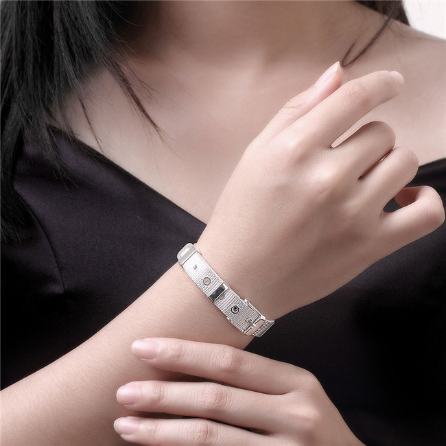 Hot sale best gift 925 silver Net strap bracelet DFMCH006,Brand new fashion 925 sterling silver plated Chain link bracelets high grade
