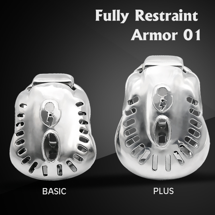 New Arrival Stainless Steel Male Fully Restraint Bowl Chastity Device ARMOR 01 A666-SS
New Arrival Stainless Steel Male Fully Restraint Bowl Chastity Device ARMOR 01 A666-SS
