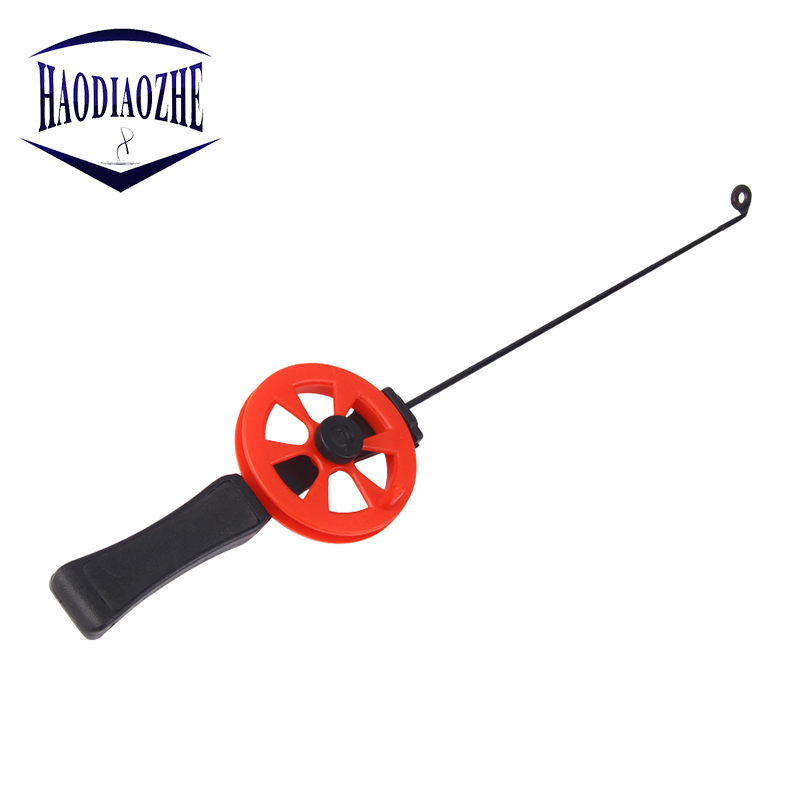 Winter Ice Fishing Rod 33cm Portable Outdoor Fishing Pole with Reels Sport Ultra-light Tackle Spinning Casting Hard Rod