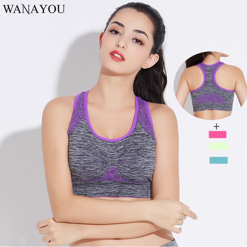 WANAYOU Women Professional Shockproof Yoga Bras Breathable Seamless Wirefree Sports Bra Top Fitness Training Workout Tank Tops, Blue
WANAYOU Women Professional Shockproof Yoga Bras Breathable Seamless Wirefree Sports Bra Top Fitness Training Workout Tank Tops, Blue