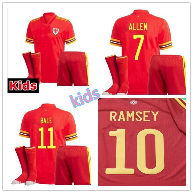 2020 kids Wales soccer jersey kit 20 21 BALE ALLEN Davies Wilson camisetas Kids Uniform Set kits home maillot football S, Red
2020 kids Wales soccer jersey kit 20 21 BALE ALLEN Davies Wilson camisetas Kids Uniform Set kits home maillot football S, Red